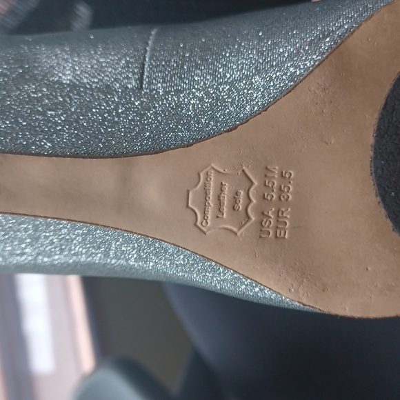 Nina Glittery wedges, silver, 5.5 - Picture 5 of 7